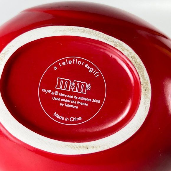 Mars Red M M Oversized Coffee Cup Mug Ceramic Teleflora Souvenir Replacement - Picture 6 of 12